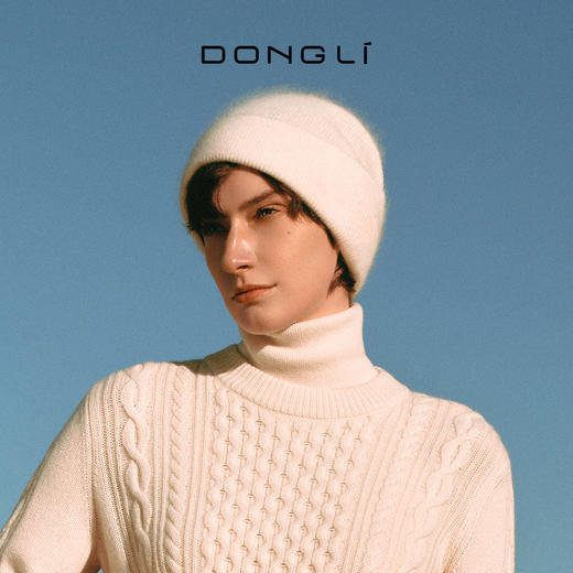 东黎 • 童心未远 山羊绒冬季拉毛针织帽子 5414 商品图0