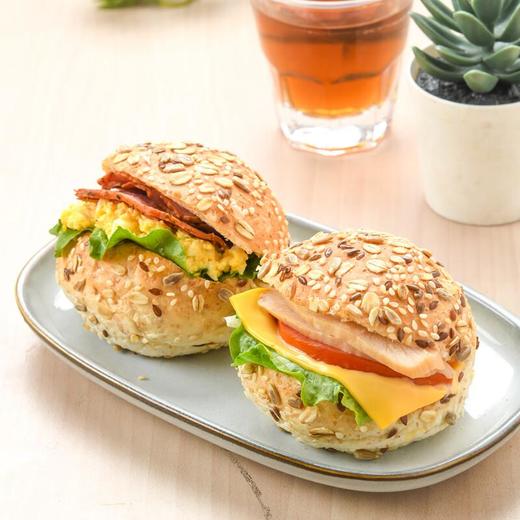 全麦杂粮汉堡三明治/盒（全麦三明治） 商品图5