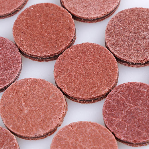 19.9到手约75包【蓝莓桑葚夹心山楂片】酸酸甜甜三重鲜果打浆🤩果味浓郁好吃❗ 💟软糯山楂外皮包裹着蓝莓＋桑葚夹心，酸甜果香交织，营养更加丰富全面   商品图3