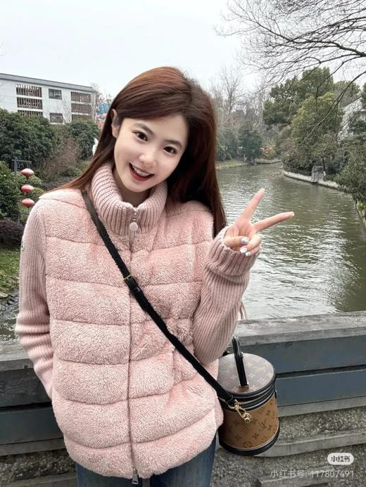 M*cl蒙家绒面立领针织拼接羽绒服 商品图0