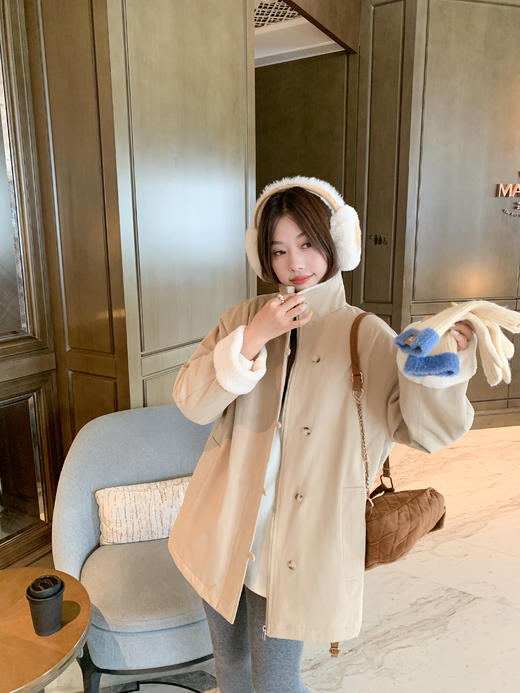<曾小咸推荐> 现货秒杀！微信超特价！毛毛领夹棉外套 日常299.99 立减150 秒杀149.99！ 商品图8
