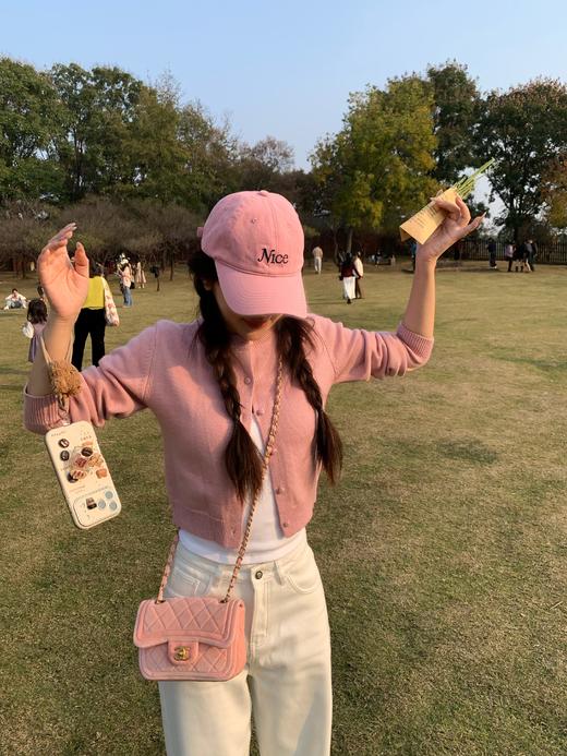 Read Nameless /超嗲蜜桃粉羊毛开衫+白色加绒牛仔裤 2025/11/27 商品图6