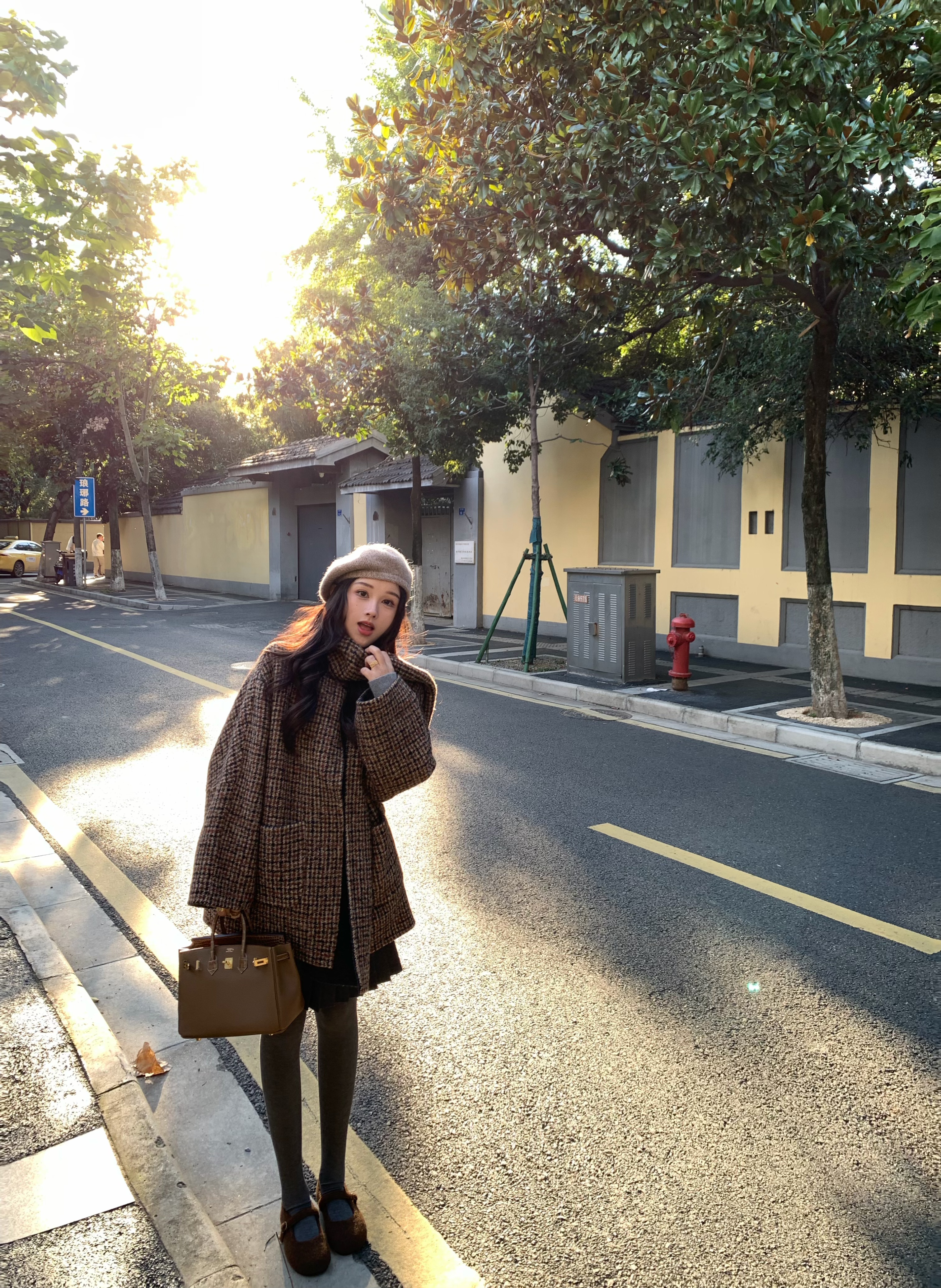 Read Nameless /贝贝羊驼羊毛彩格双面呢大衣 2025/11/27