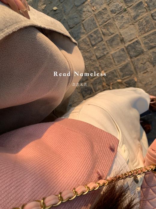 Read Nameless /超嗲蜜桃粉羊毛开衫+白色加绒牛仔裤 2025/11/27 商品图8