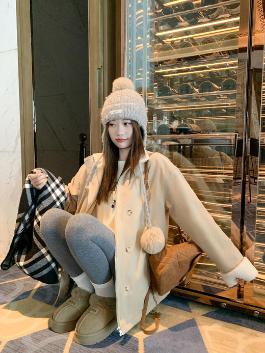 <曾小咸推荐> 现货秒杀！微信超特价！毛毛领夹棉外套 日常299.99 立减150 秒杀149.99！ 商品图6