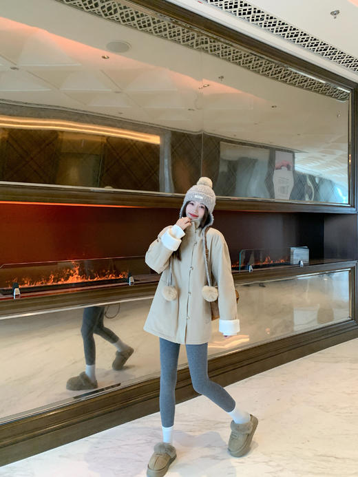 <曾小咸推荐> 现货秒杀！微信超特价！毛毛领夹棉外套 日常299.99 立减150 秒杀149.99！ 商品图14