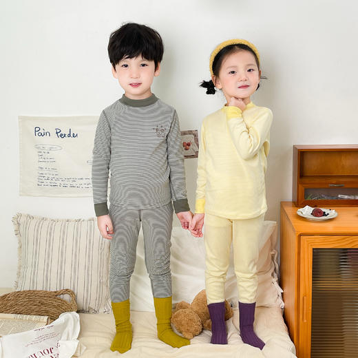 【2套/49元】儿童10A抗菌保暖套装丨蓄热保暖 有弹性更舒展 商品图9