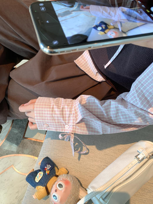 【169元任选2件】现货！粉色格子衬衫 商品图8