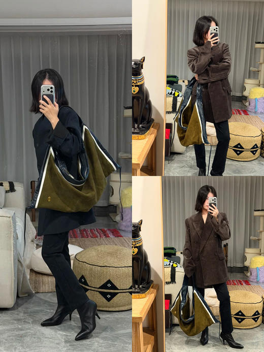 HIDEMI 大秀款经典行囊系列限定艺术感撞色多功能背包 商品图1