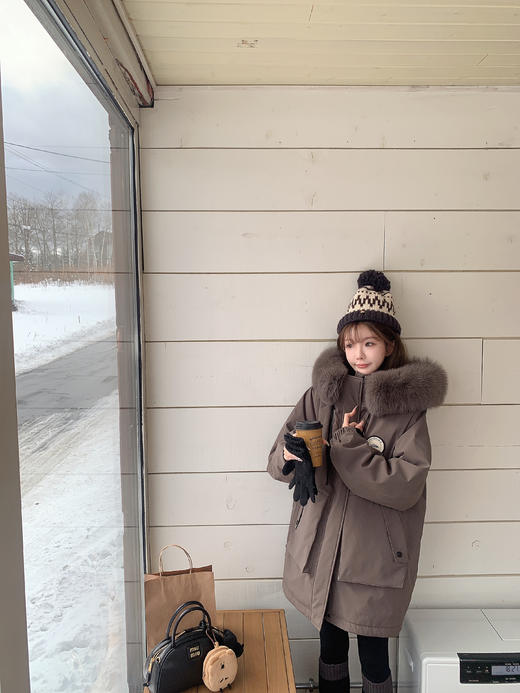 金蘑菇菇 富士山下 滑雪服派克 / 90白鸭绒 户外抗寒保命级 商品图9