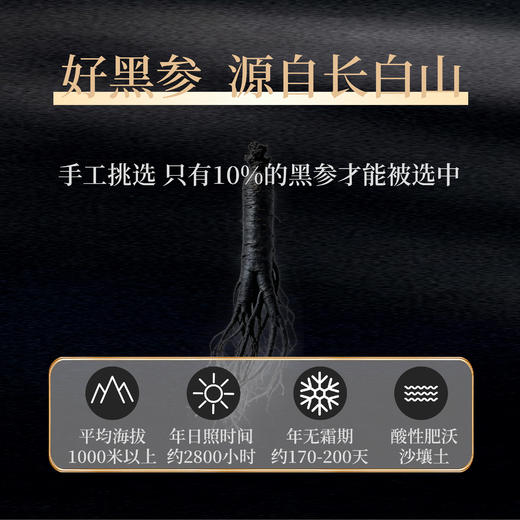 【硬核颜究所】参赫里系列黑参鹿胶精气糕男士健康温补肝肾益精养血送长辈礼盒 商品图2