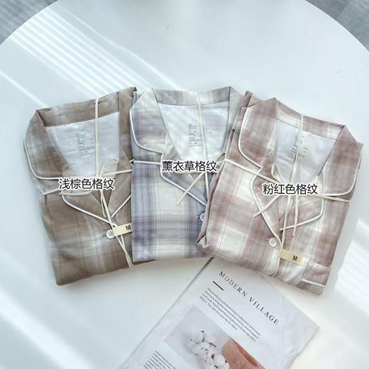 直发 秋冬无印专柜款 100%棉法兰绒情侣款套装 家居睡衣 商品图3