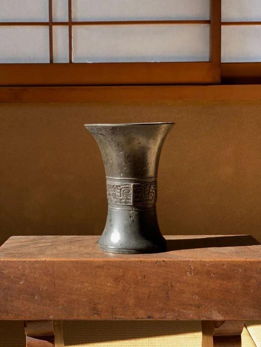 青铜饕餮兽面纹花觚，顺丰包邮 商品图7