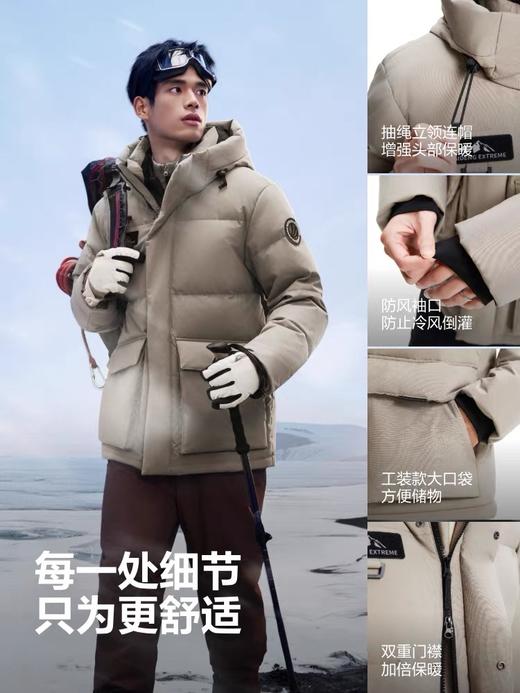 云仓【90鹅绒】 可以去东北的第六代男士极寒鹅绒服 商品图2