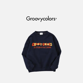 日本GC童装 Groovycolors 双色品牌标识廓形卫衣