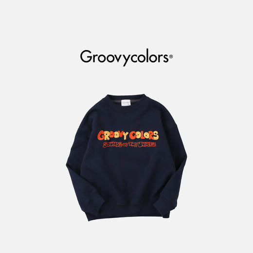 日本GC童装 Groovycolors 双色品牌标识廓形卫衣 商品图0