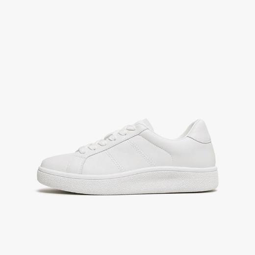 【百思图】BF楼百思图2026春季新款牛皮厚底小白鞋板鞋运动女休闲鞋UYI01AM6吊牌价858，现价339 商品图2