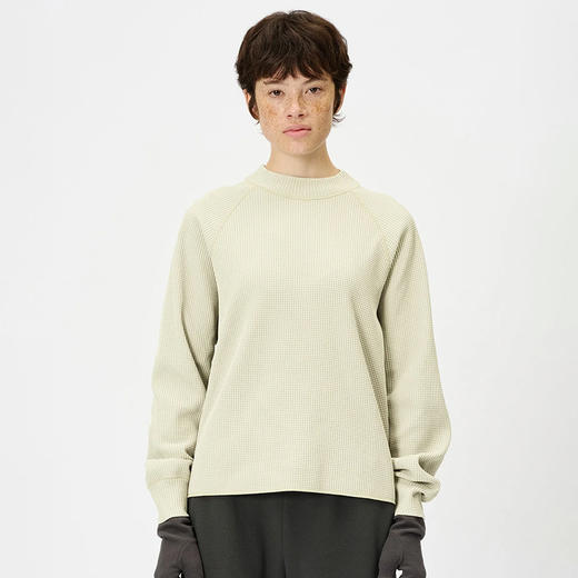 Goldwin WF Light Mock Neck L/S T-shirt 女装华夫格半高领T恤 商品图0