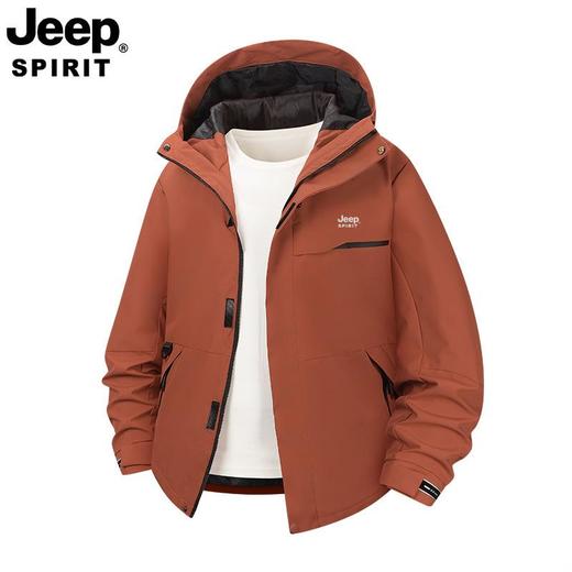 JEEP SPIRIT秋季夹克外套男士宽松新款户外防风潮流休闲服JC7630 商品图3