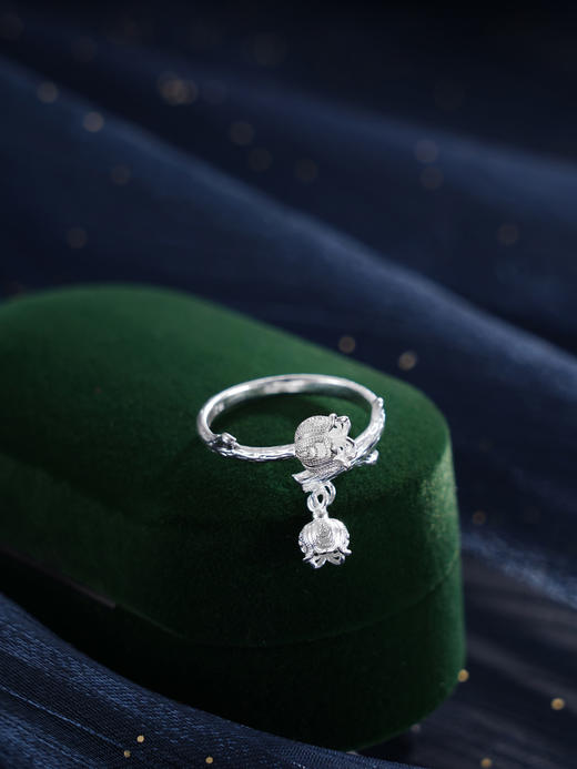 子佩集S990银【铃兰醉】戒指【QLJZ002】纯银花丝2410 商品图0