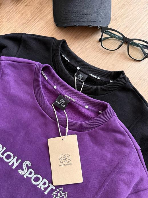 D112729男女情侣款刺绣圆领立裁拼接加绒卫衣 商品图8