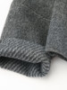 深灰色翻领拉链针织短外套 粗纺肌理宽松短款夹克 秋冬休闲慵懒风上衣 商品缩略图4