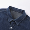 GXG春季经典时尚双开线贴袋户外逛街百搭翻领男士牛仔衬衫K&C 商品缩略图4