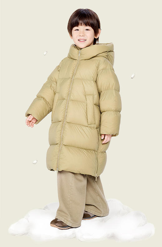 jnby   25年冬款  长款羽绒服 1XAC10060 商品图0