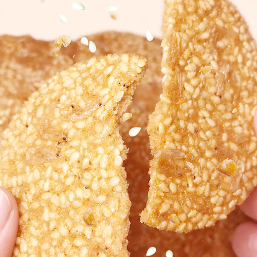 【分销】咔嚓脆！迈巴迈巴虾皮芝麻脆饼165g*3盒   0添加香精色素，炙烤工艺，鲜香酥脆，下午茶代餐优选 商品图0