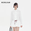 HERLIAN 2025冬季新品 双排扣设计抽绳衬衫连衣裙女士 商品缩略图0