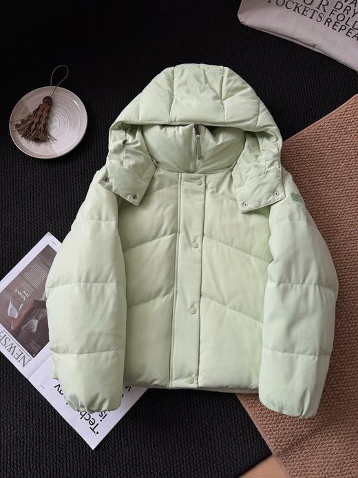 D112721马卡龙色系羽绒服女士冬季户外保暖云朵鹅绒服 商品图6