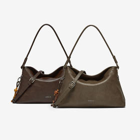 【云粉节】BF楼百思图26春新款大容量托特包时尚腋下流浪包单肩包女JA128AX6吊牌价659.现价369