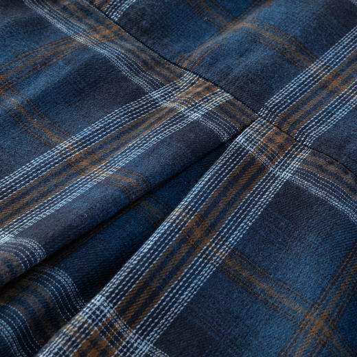 GXG男装25秋季时尚复古格纹潮流百搭日常通勤男式翻领长袖衬衫K&C 商品图9