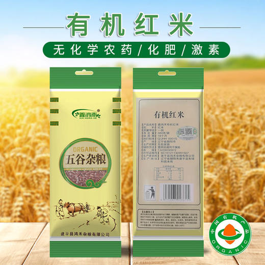 有机杂粮红米389g口感软糯东北杂粮满额包邮 商品图6