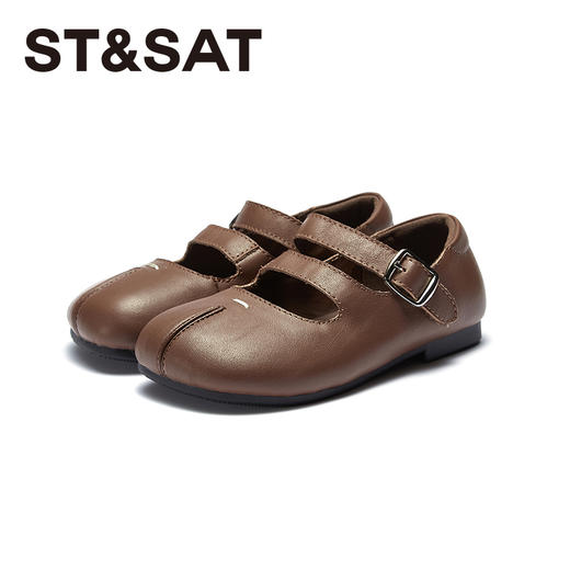 【童鞋】星期六一字扣玛丽珍软底小皮鞋童鞋SS33131L41 商品图9