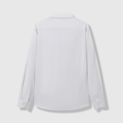 GXG男装【含桑蚕丝】25秋季简约纯色商K&C务通勤男式翻领长袖衬衫K&C 商品图6