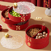 新年糖果盘 干果盒 家用客厅茶几零食摆放盘瓜子收纳盒 元旦圣诞轻奢果盘 商品缩略图3