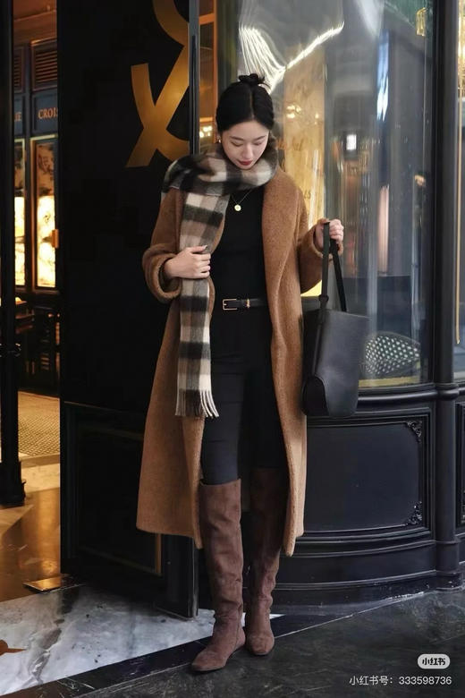 1127-5 渠道货 小禾 毛丝混纺羊剪绒 美丽诺羊毛泰迪绒 大衣 167/138穿6码 商品图4