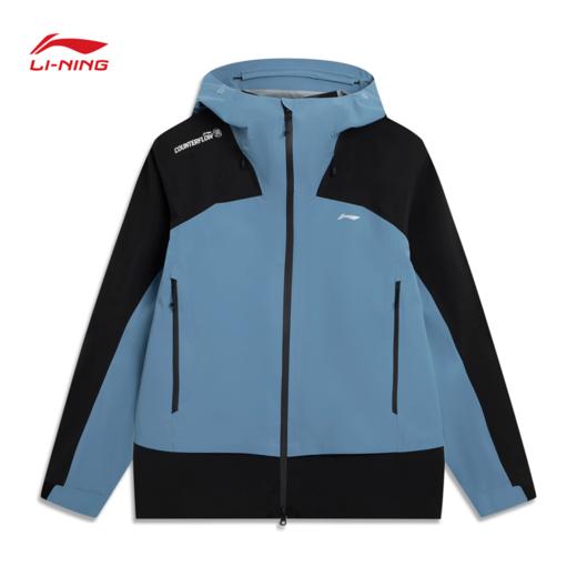 李宁户外CF溯万龙甲冲锋衣黑龘男女同款防风排湿单层冲锋衣AEMV023 商品图5