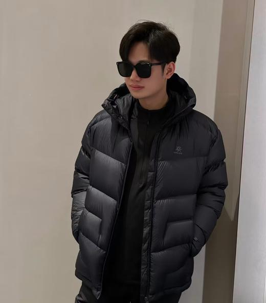 凯家情侣款轻量保暖防泼水防风户外运动登山御寒连帽羽绒服 商品图0