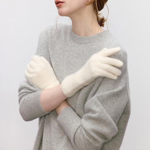 东黎 • 童心未远 山羊绒冬季拉毛手套 5435 商品图2
