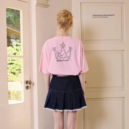 IDEVERRAY【陈立农联名款】青春为名聆听粉丝福利款全棉圆领T恤 商品图2