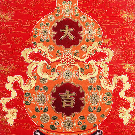 景德镇《平安大吉》银瓷板画 原型乾隆收藏 银瓷双面设计 双大师打造 商品图4