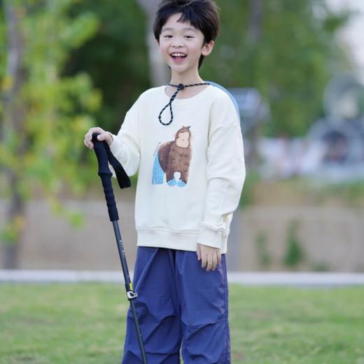 爱棵米儿童印花圆领卫衣|100%棉，亲肤软糯不闷汗 商品图1
