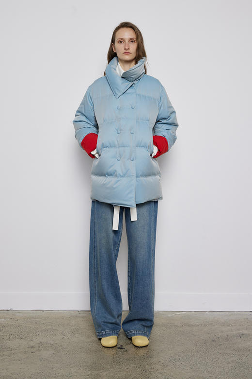 中长款立领羽绒服 商品图0