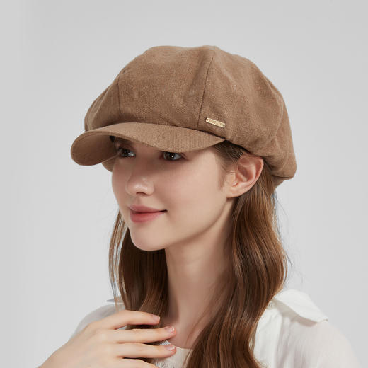 【Kenmont·卡蒙】复古前进帽，亚麻混纺，舒适轻肤 商品图4