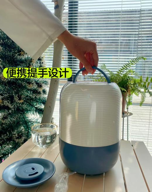 💥花粉福利【柔雾加湿器】氛围灯3档亮度、加湿、时间，水容量3L，1台=加湿器+氛围灯+香薰机，顶盖注水，机身可视水位，抑菌水箱，细腻风雾自动断电保护，静音安睡不扰质感天花板 商品图13