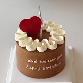 红心4英寸 水果夹心 巧克力奶油