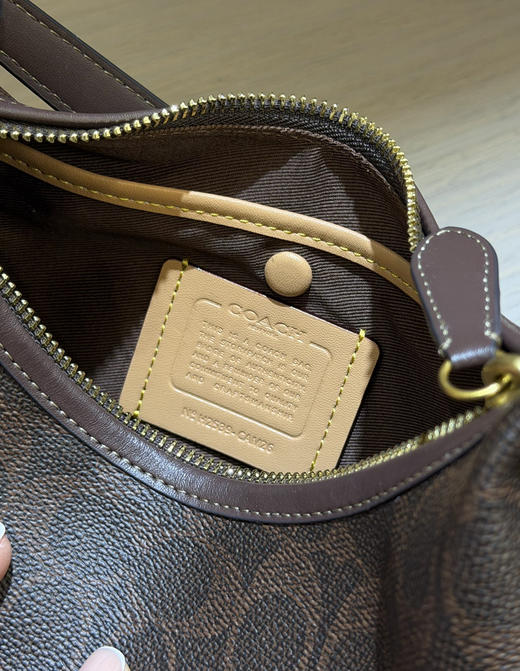 蔻驰Coac* Juliet枫叶棕封神腋下包单肩包112701 商品图11