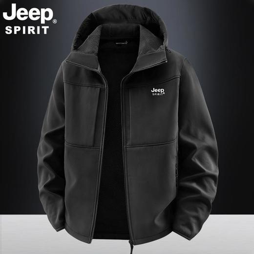 JEEP SPIRIT男装春秋新款外套大码男士多口袋休闲加厚夹克JC7650 商品图1